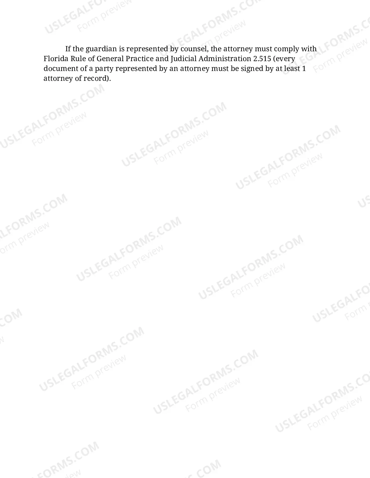 Preview Annual Guardianship Plan for Adult