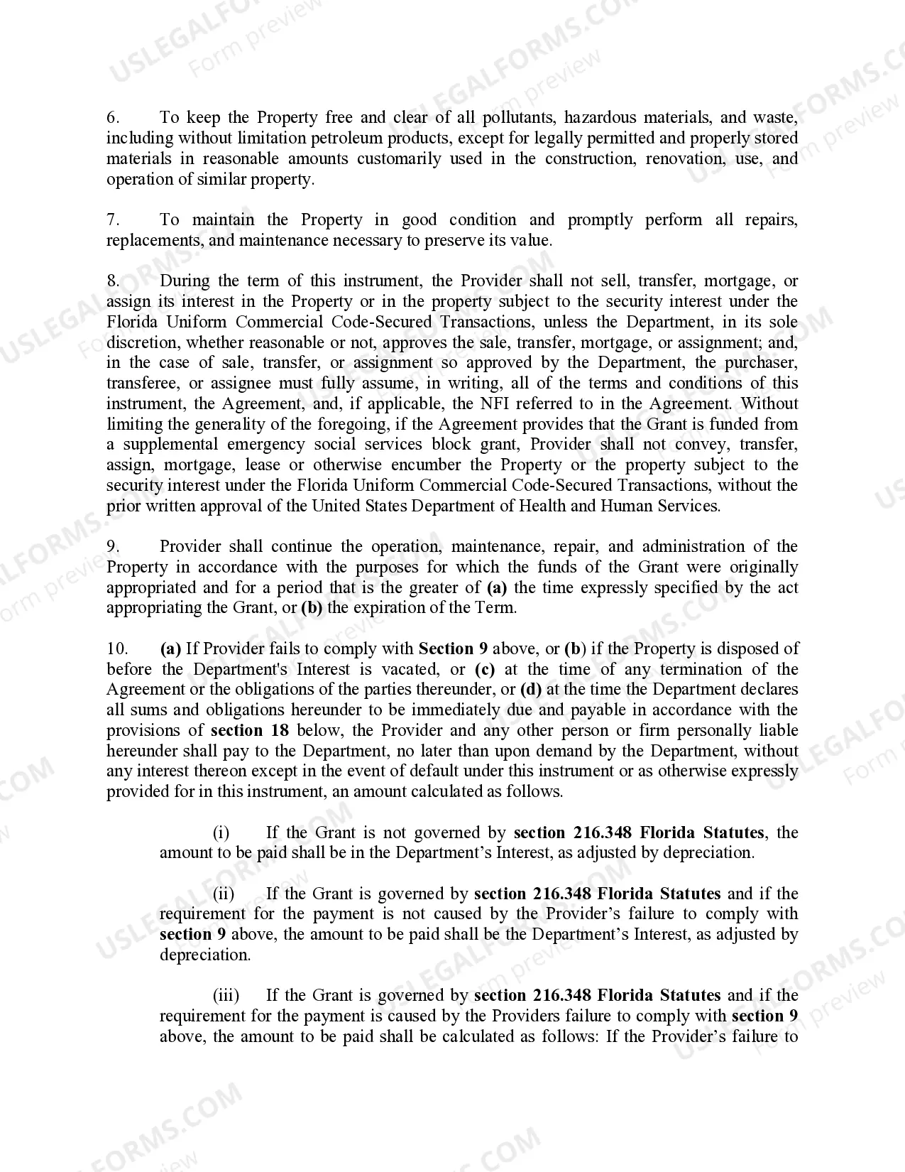 Preview Mortgage Lien and Security Agreement