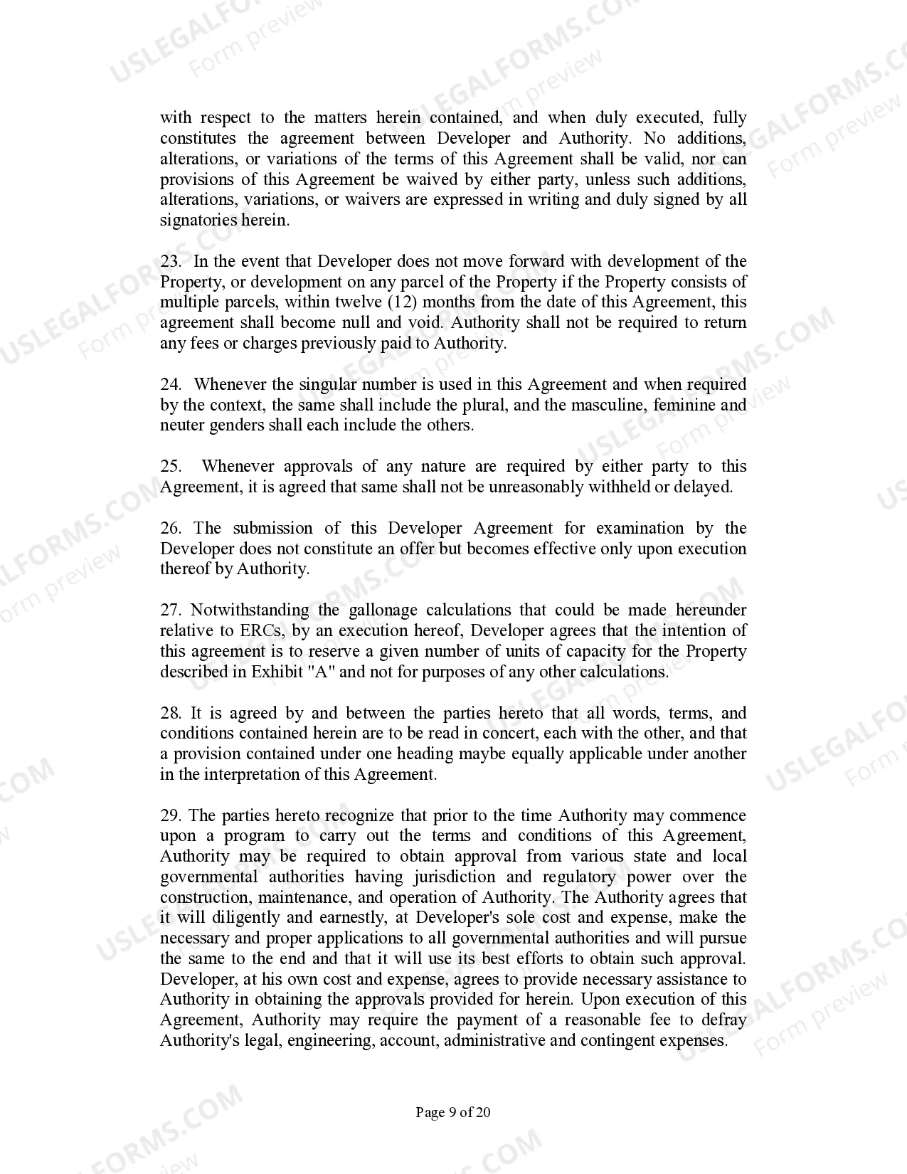 Preview Developer Agreement