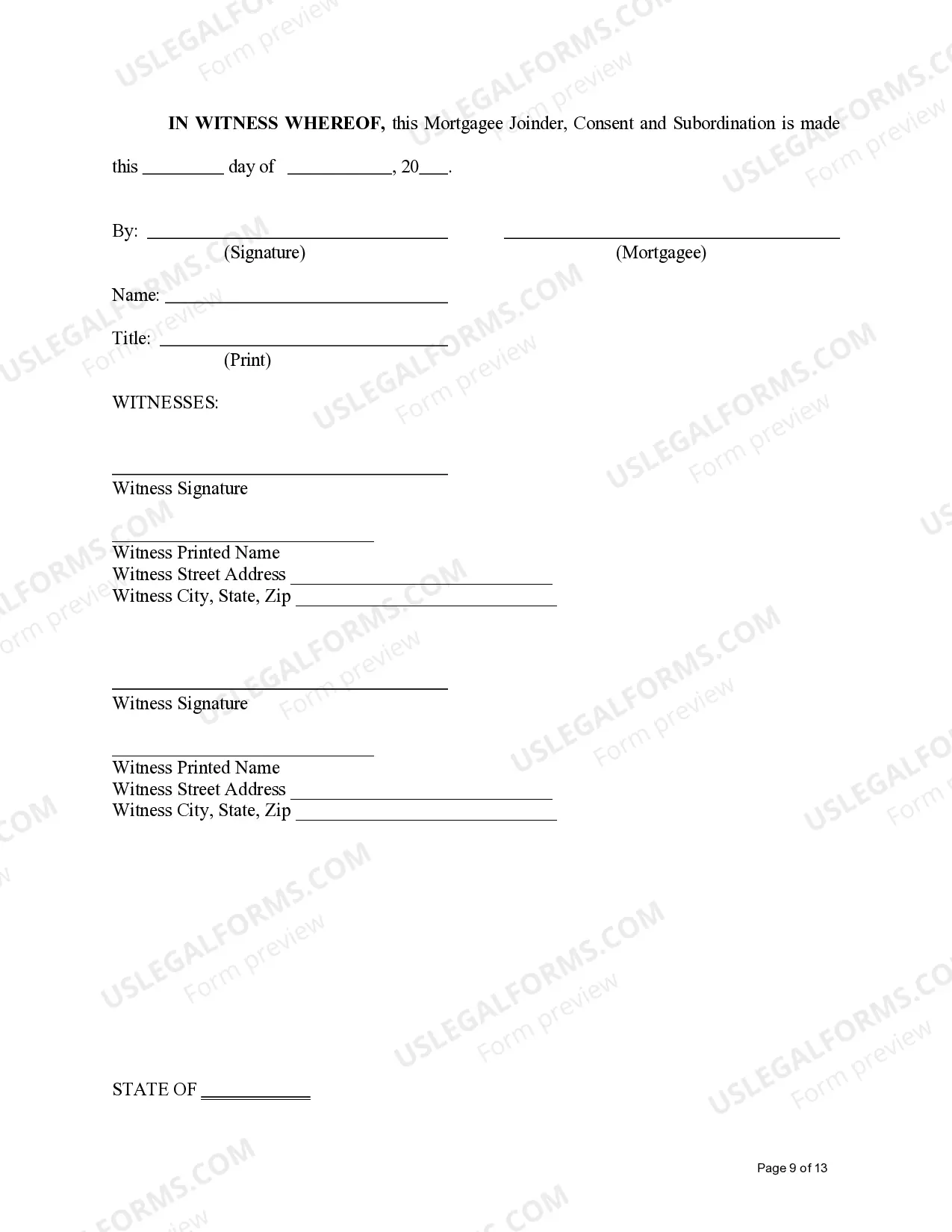 Preview Conservation Easement - 3rd Party