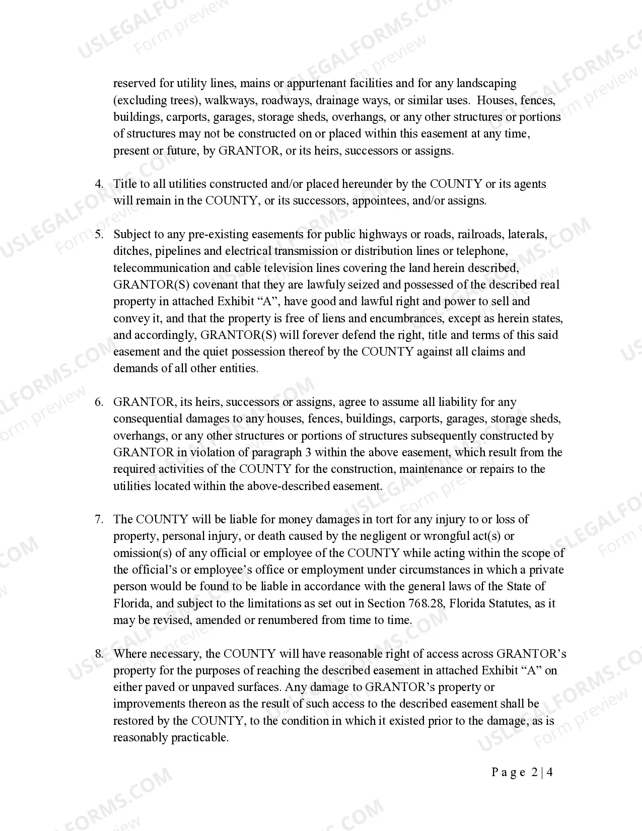 Preview Public Utility Easement