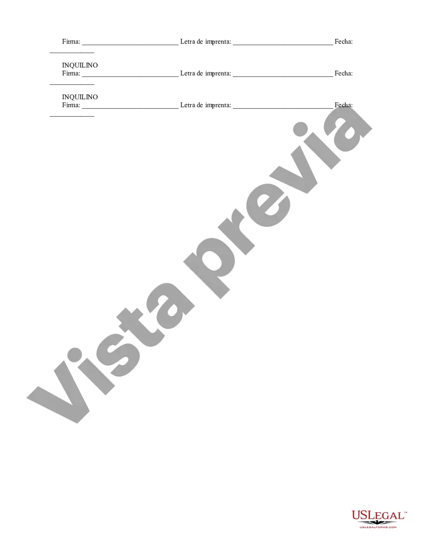 Preview Acuerdo de extensión de arrendamiento residencial o de alquiler
