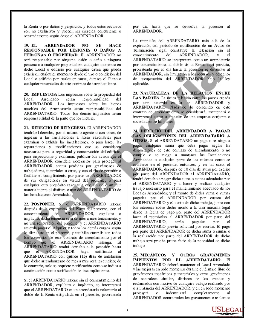 Preview Arrendamiento de edificio o espacio comercial