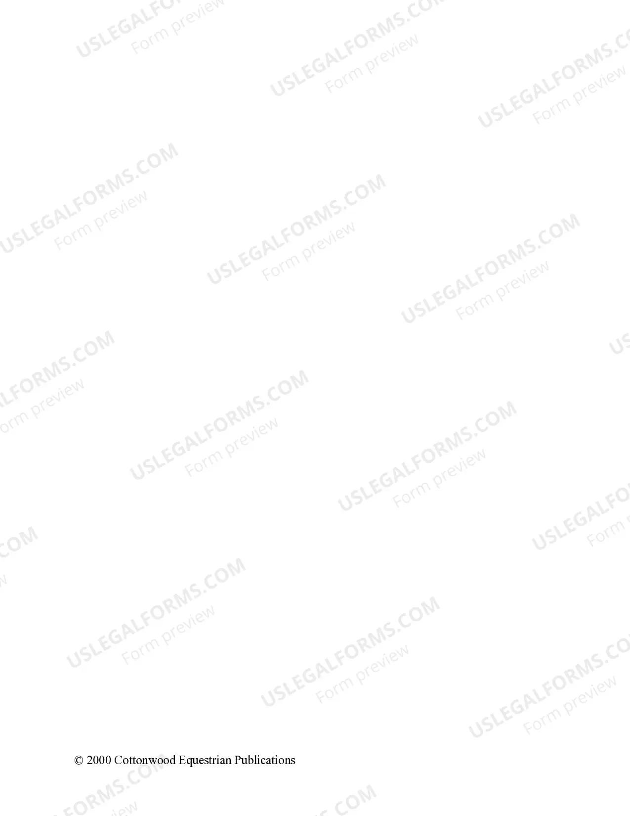 Preview Florida Horse Equine Forms Package