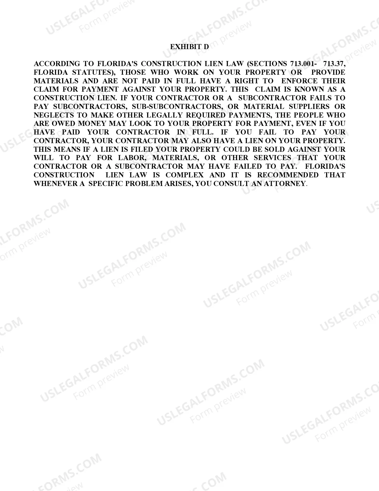 Preview Residential Subcontractor Agreement - Single-Family Residence