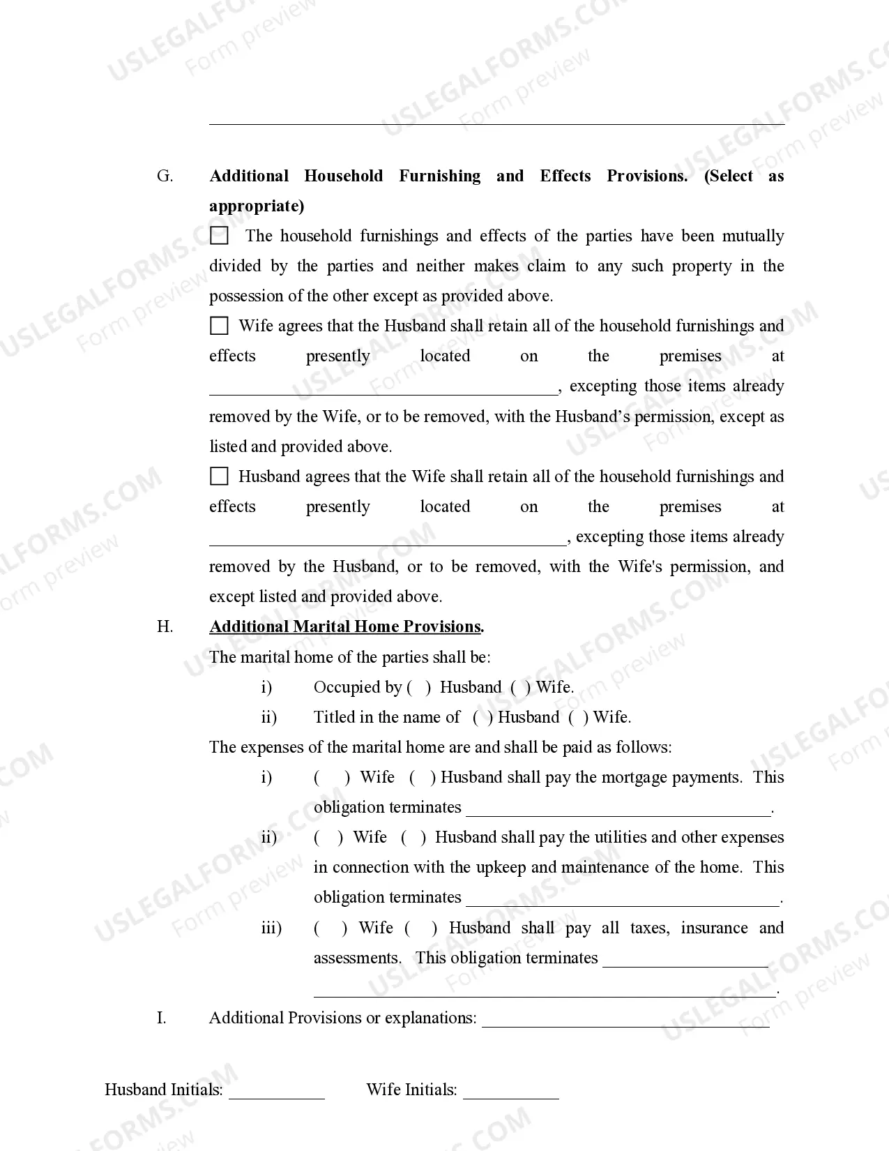 Preview Marital Legal Separation and Property Settlement Agreement Minor Children Parties May Have Joint Property or Debts Effective Immediately