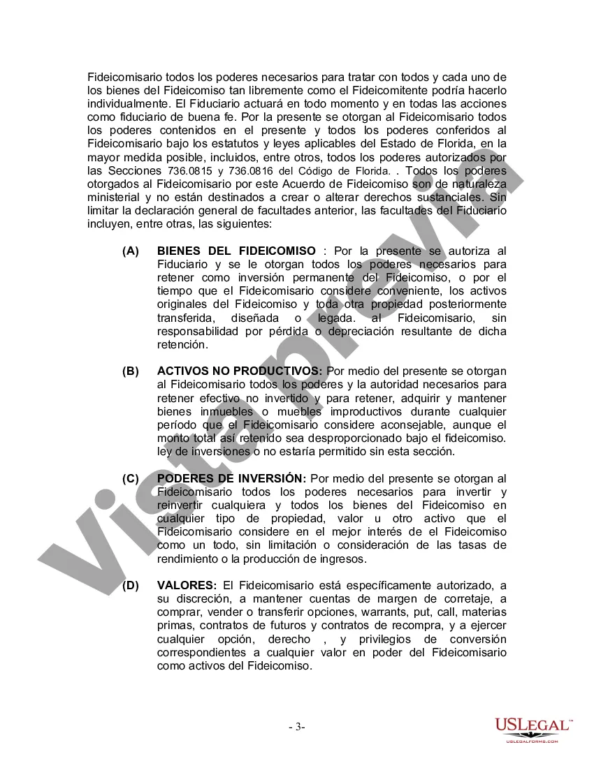 Preview Fideicomiso en vida para esposo y esposa con hijos menores o adultos