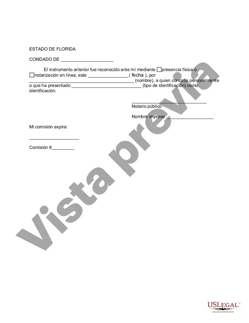 Preview Enmienda al fideicomiso en vida