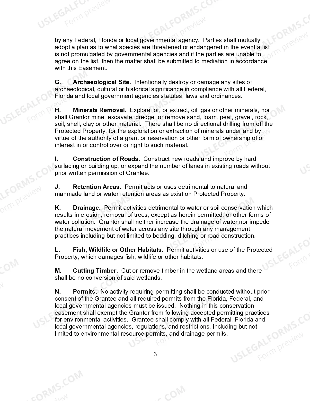 Preview Conservative Easement