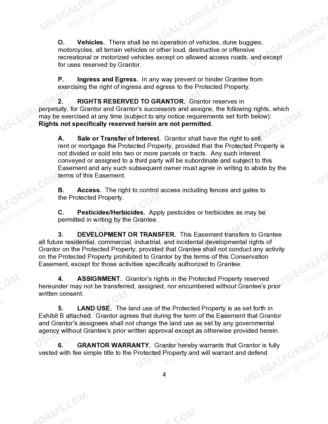 Preview Conservative Easement