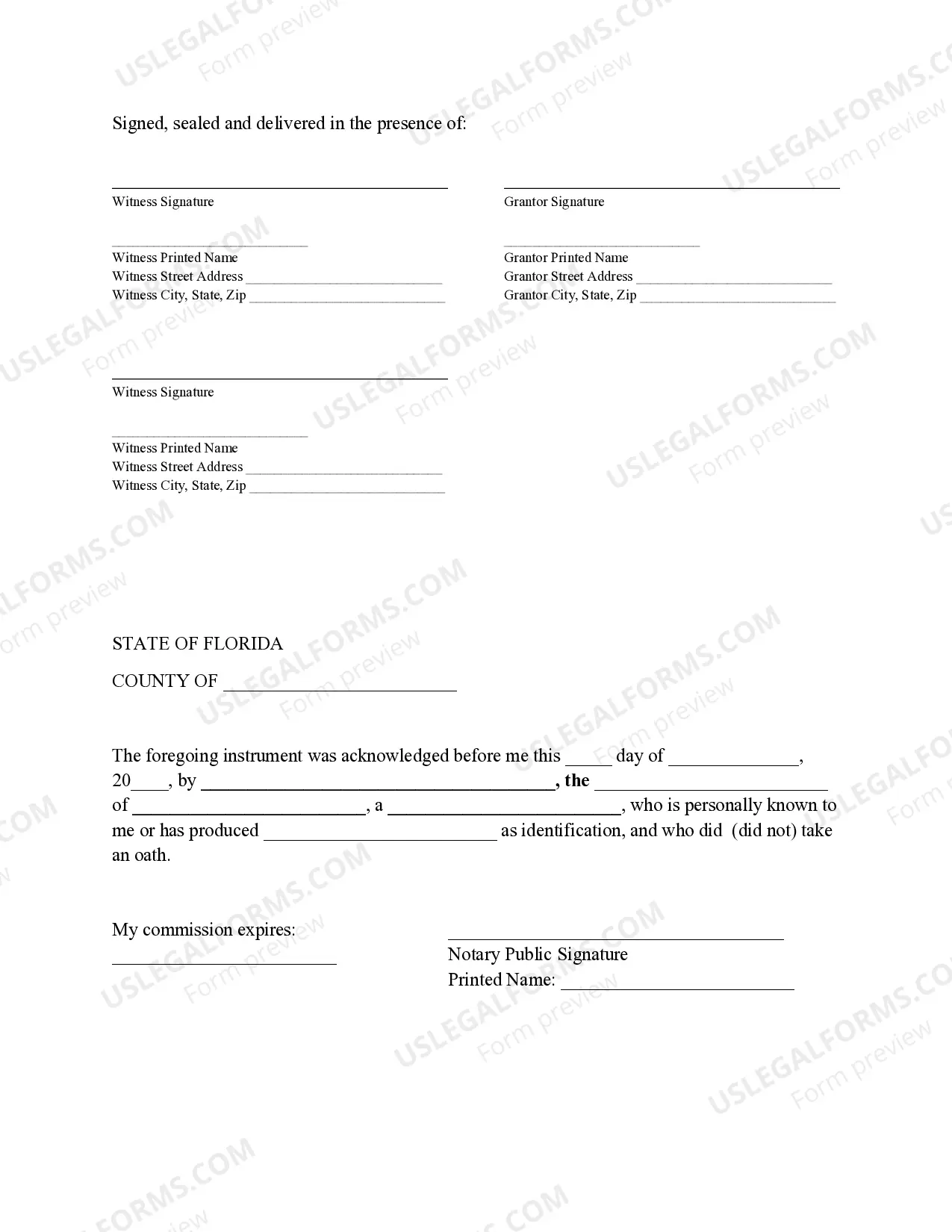 Preview Underground Easement