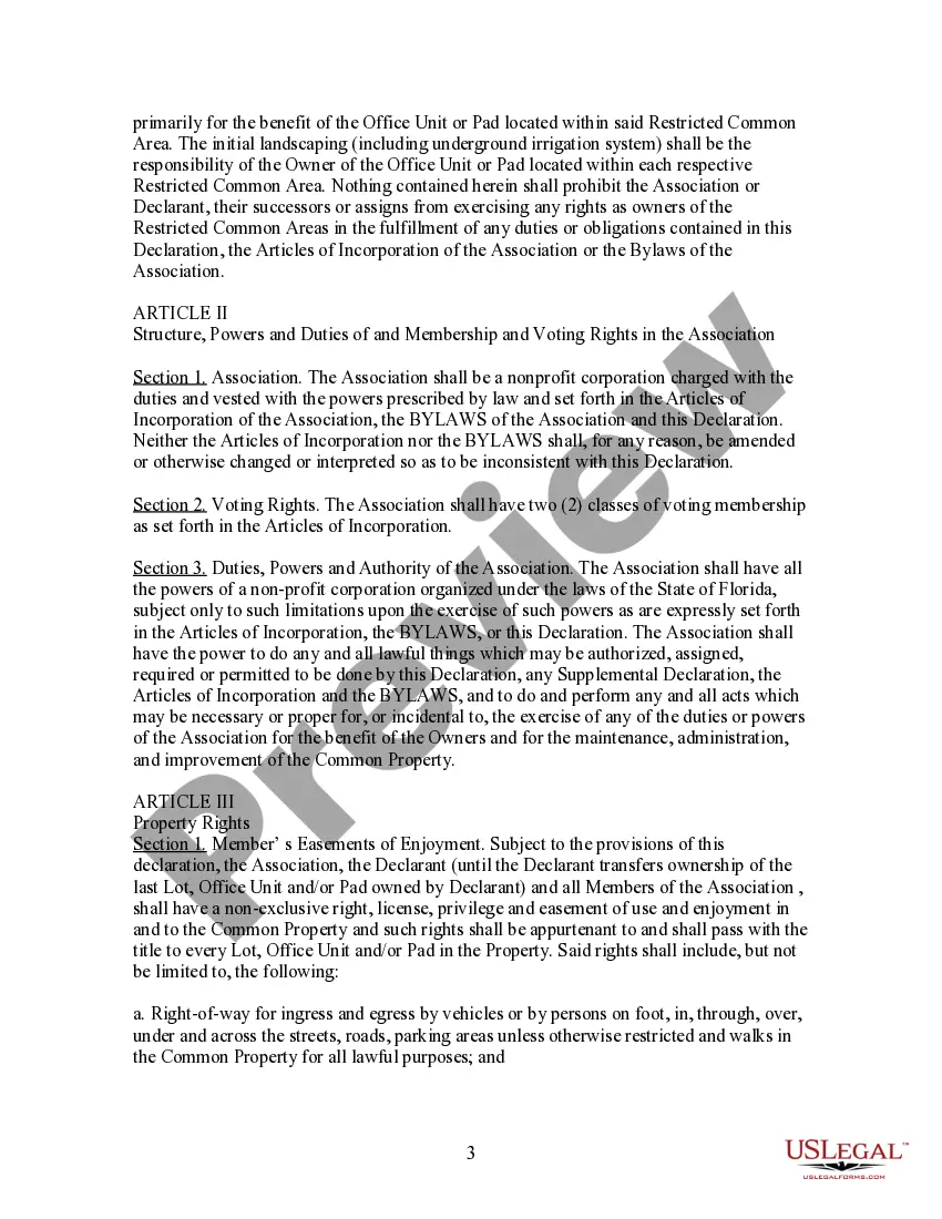Get Declaration of Covenant and Conditions of a Subdivision Preview Declaration of Covenant and Conditions of a Subdivision