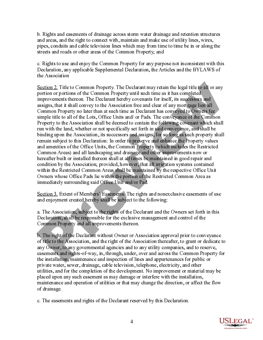 Get Declaration of Covenant and Conditions of a Subdivision Preview Declaration of Covenant and Conditions of a Subdivision