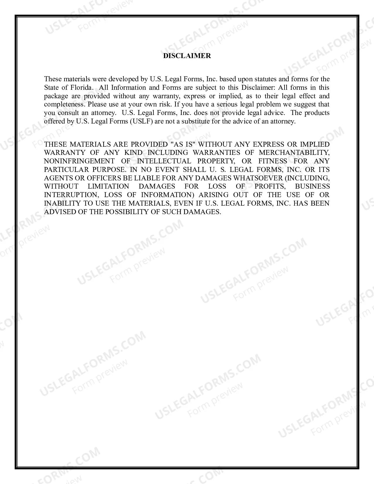 Preview Florida Foreign Judgment Enrollment