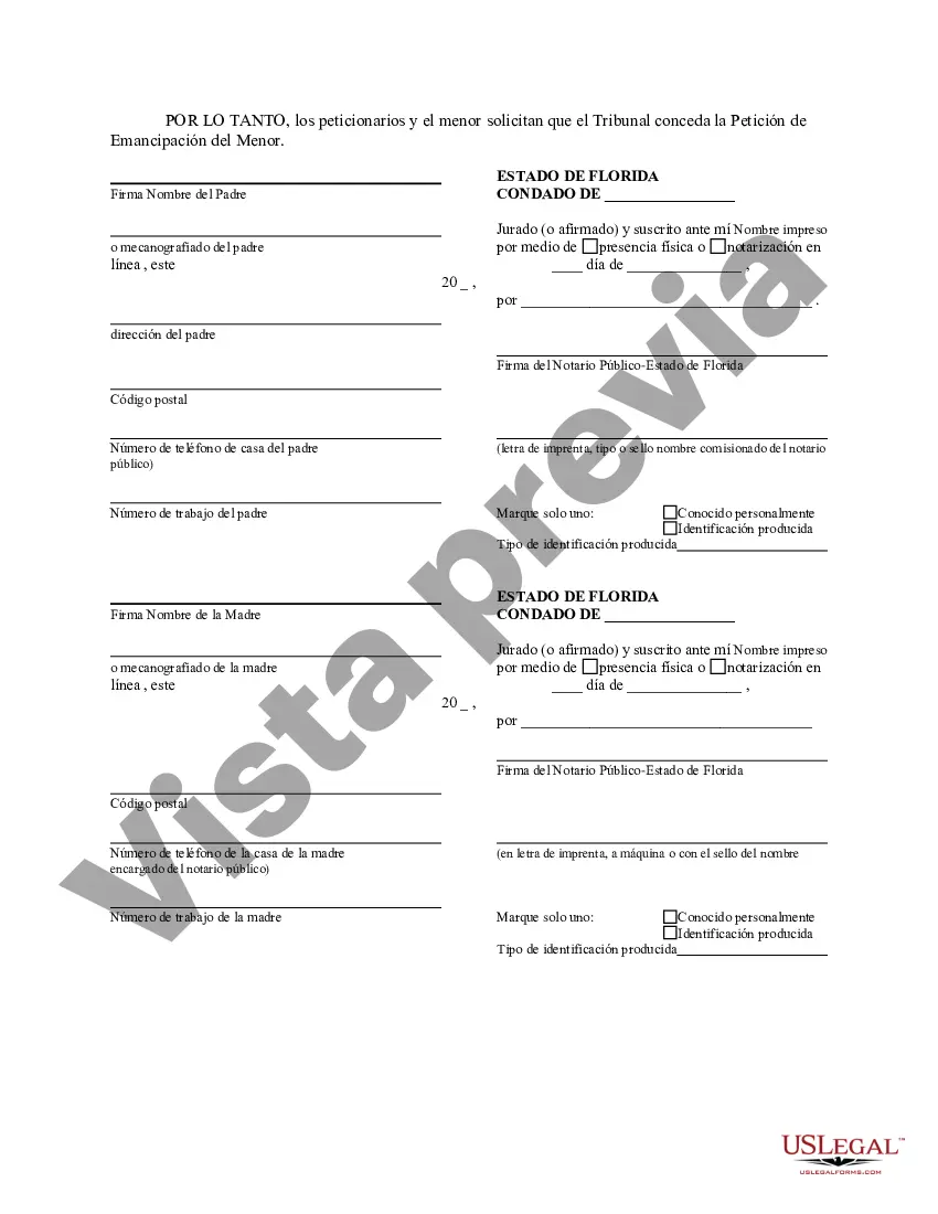 Preview Emancipación - Eliminación del paquete de discapacidad de minorías