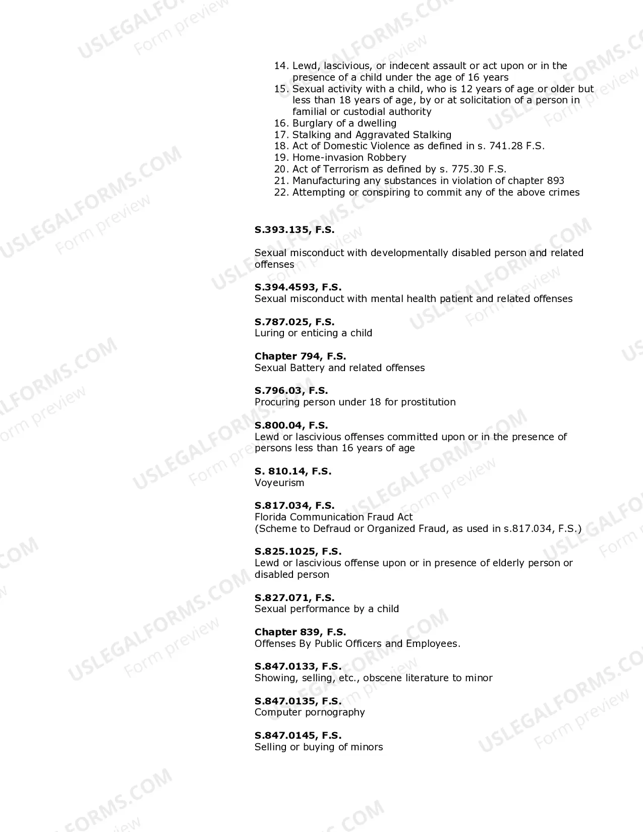 Preview Florida Expungement Instructions