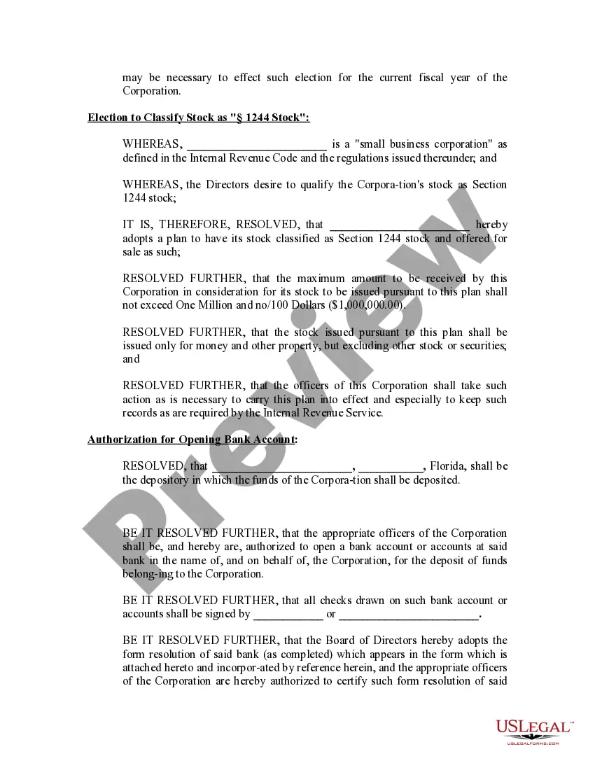 Preview Minutes for Organizational Meeting