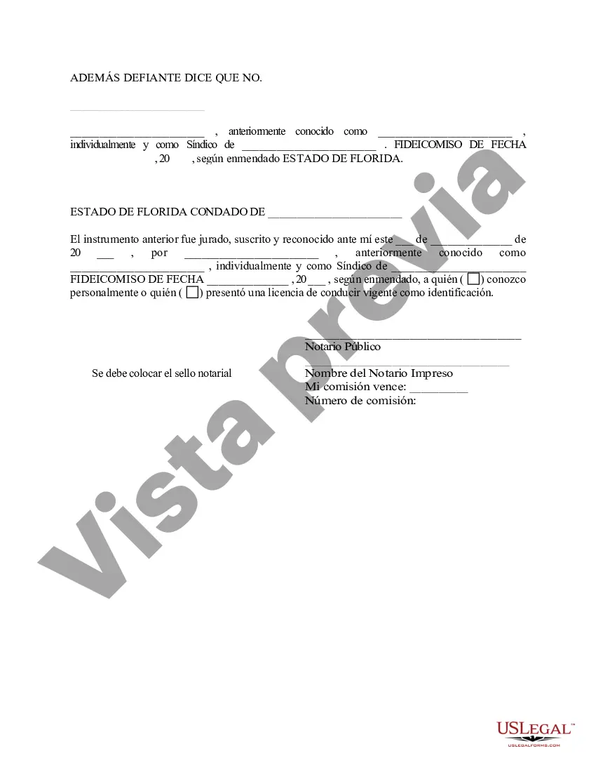 Preview Declaración jurada de no identidad