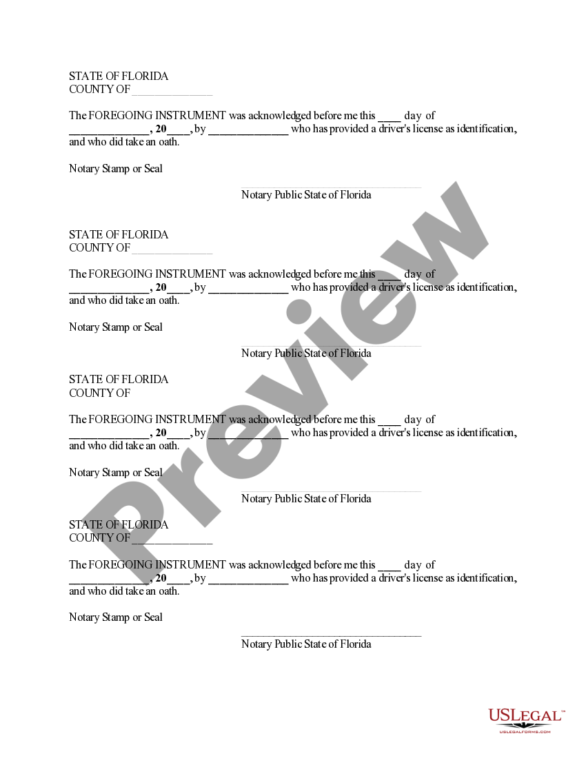 Florida Boundary Line Agreement US Legal Forms