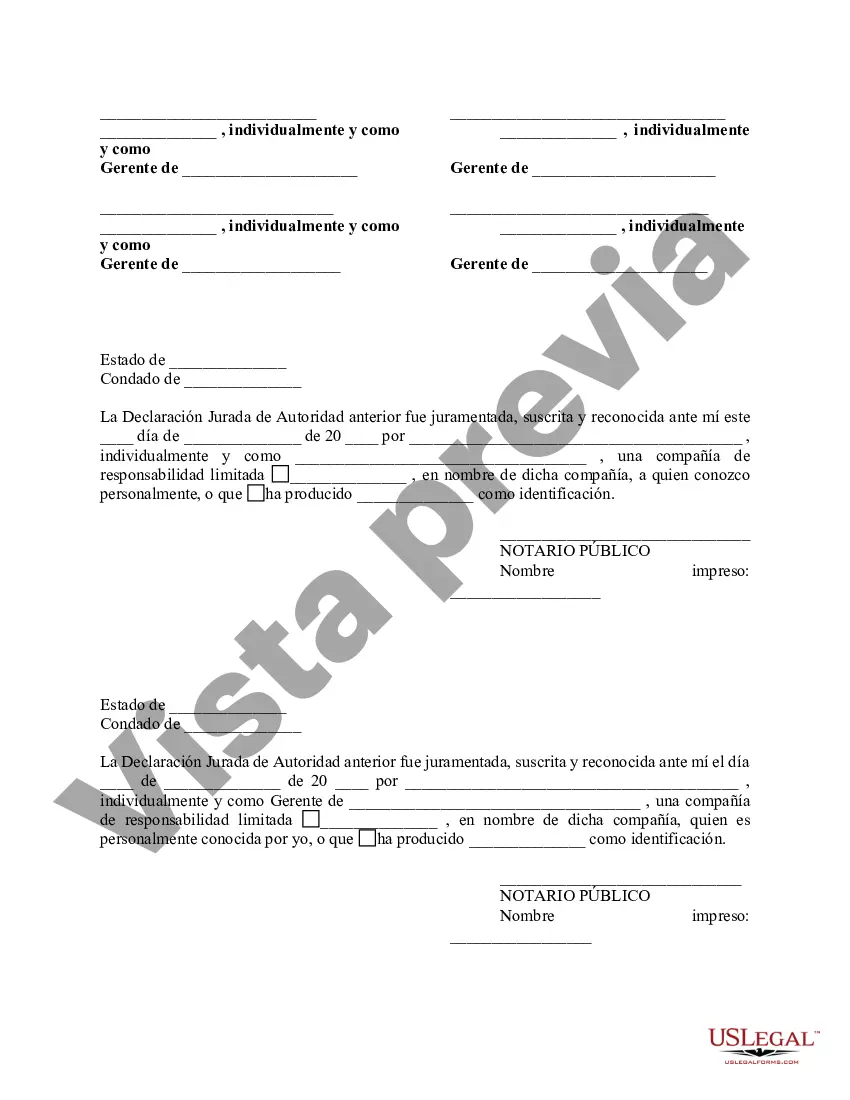 Preview Declaración Jurada de Autoridad