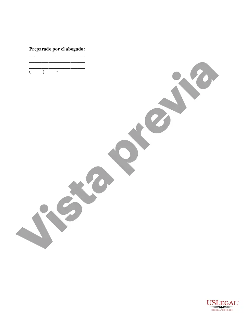 Preview Dirección de declaración jurada de acreedores