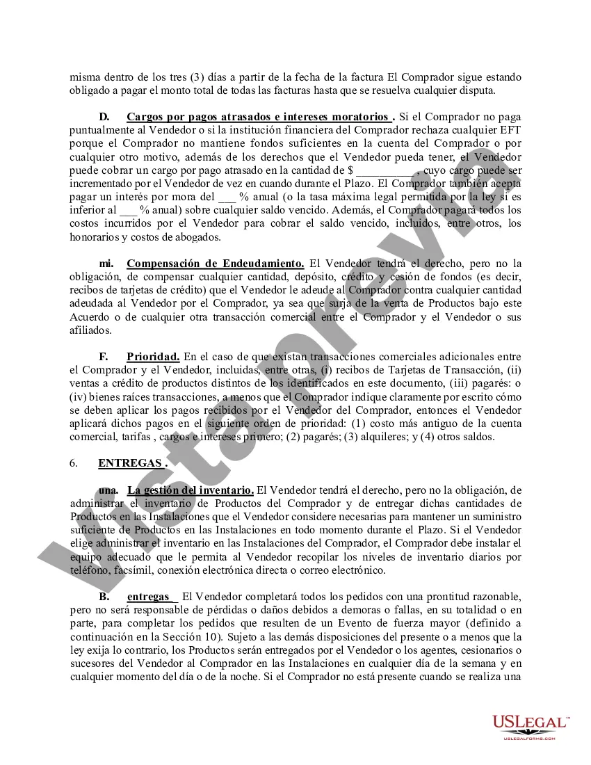 Preview Acuerdo de venta de combustible/Acuerdo de marca