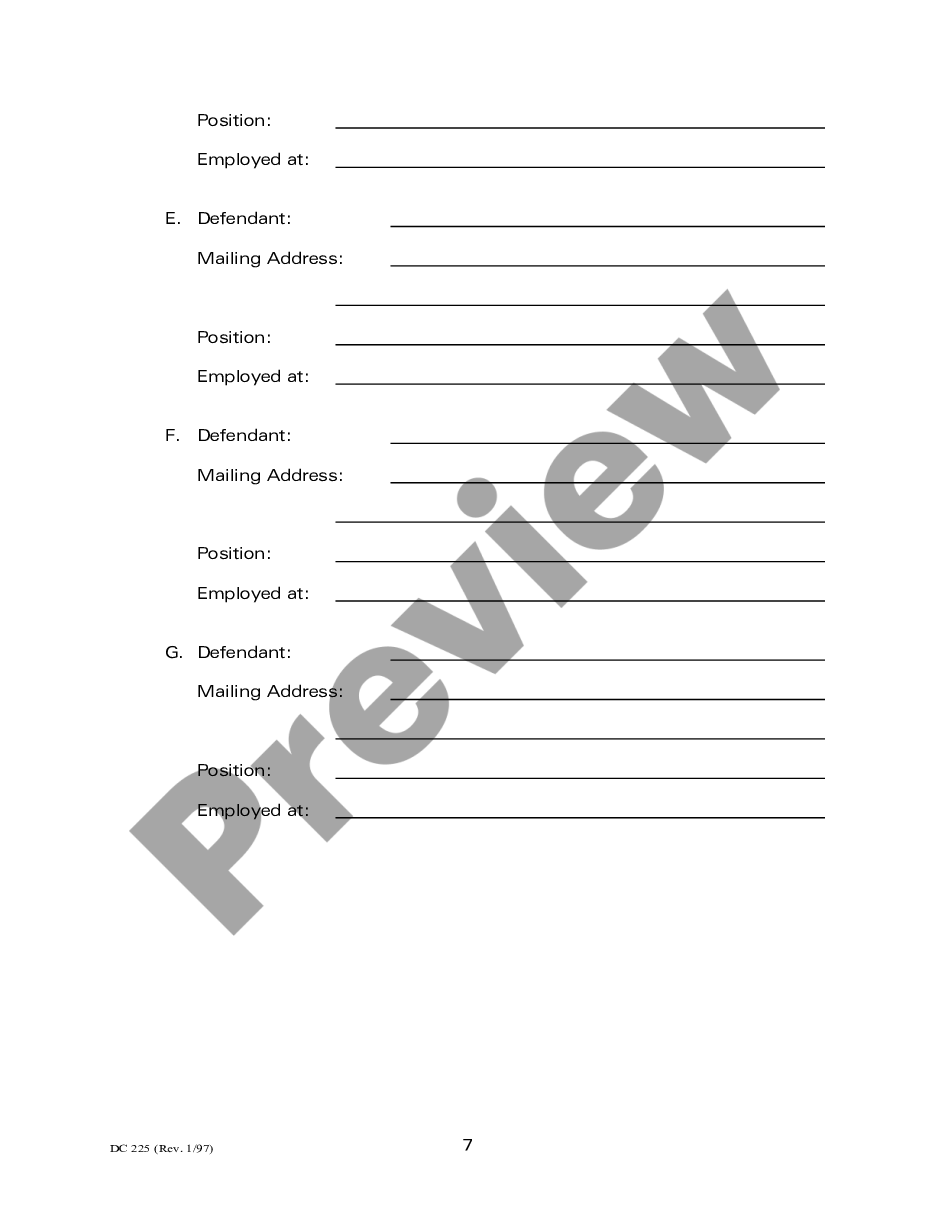 page 9 Civil Rights Complaint Form preview