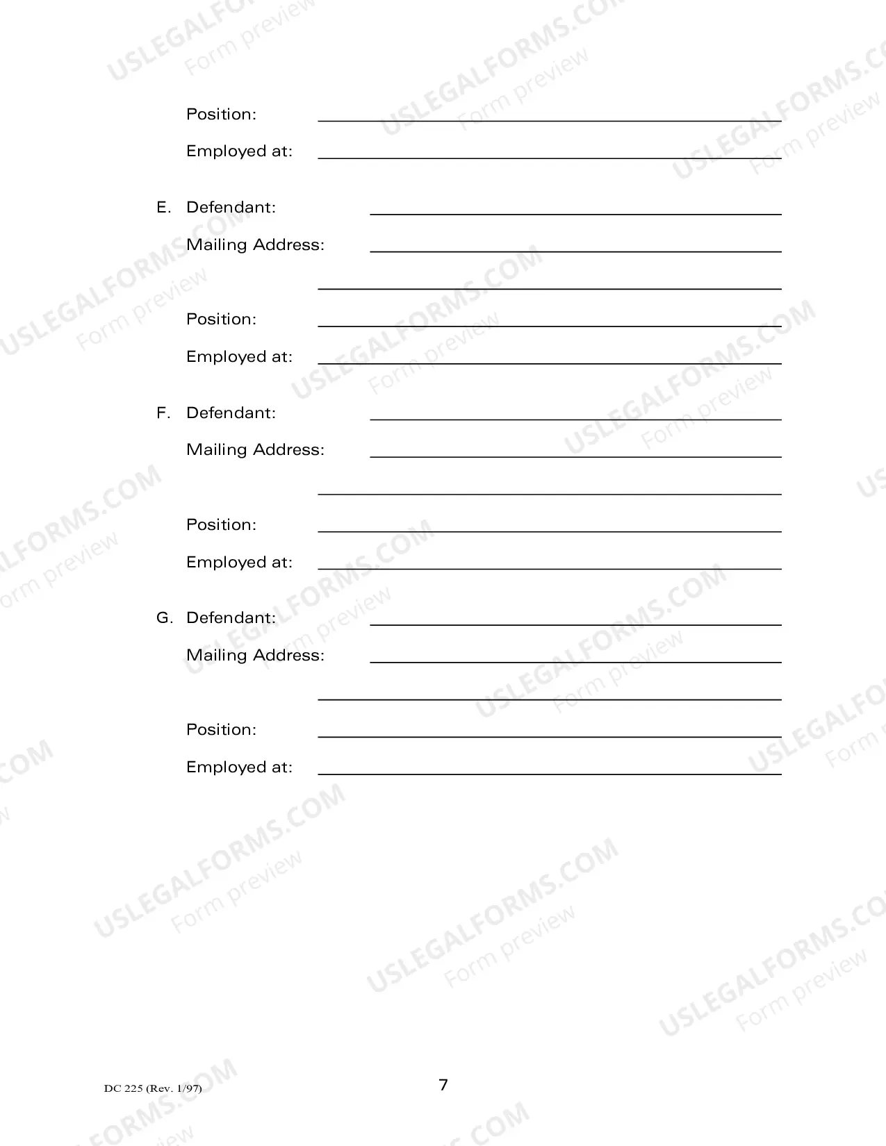 Preview Civil Rights Complaint Form
