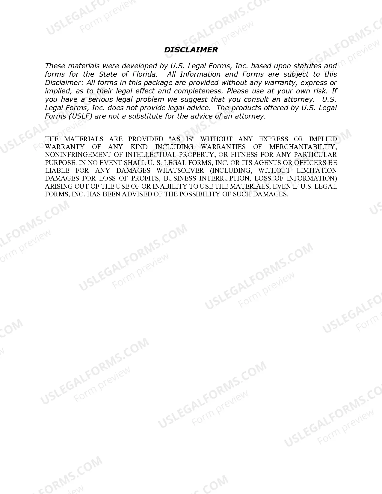 Preview Florida Name Change Instructions and Forms Package for a Minor