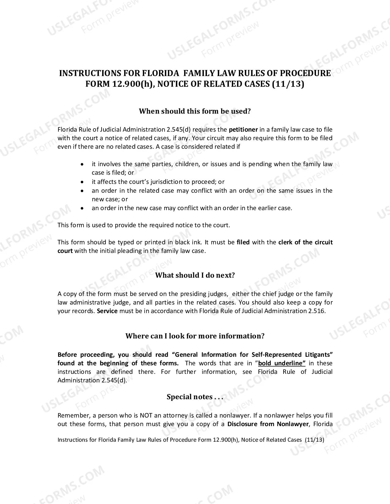 Preview Name Change Instructions and Forms for an Adult in Walton County Only