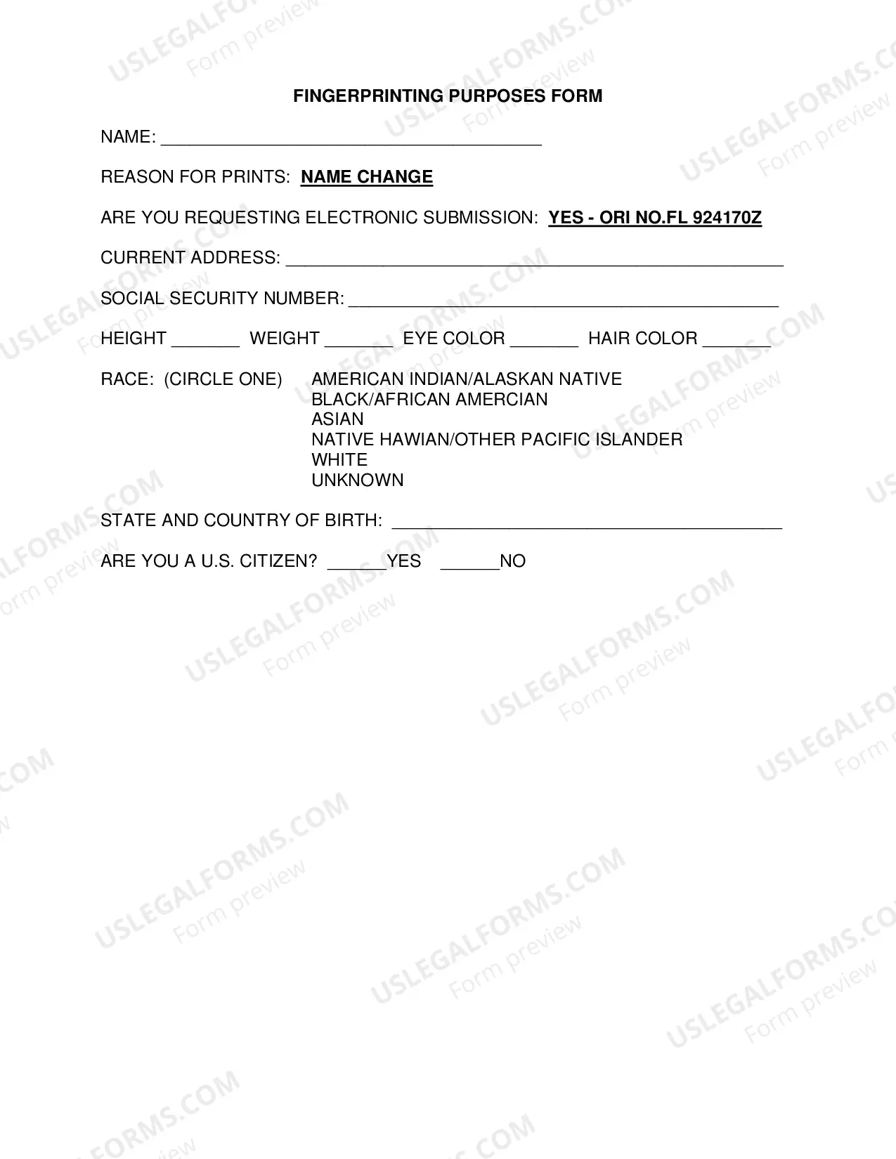 Preview Name Change Instructions and Forms for an Adult in Walton County Only
