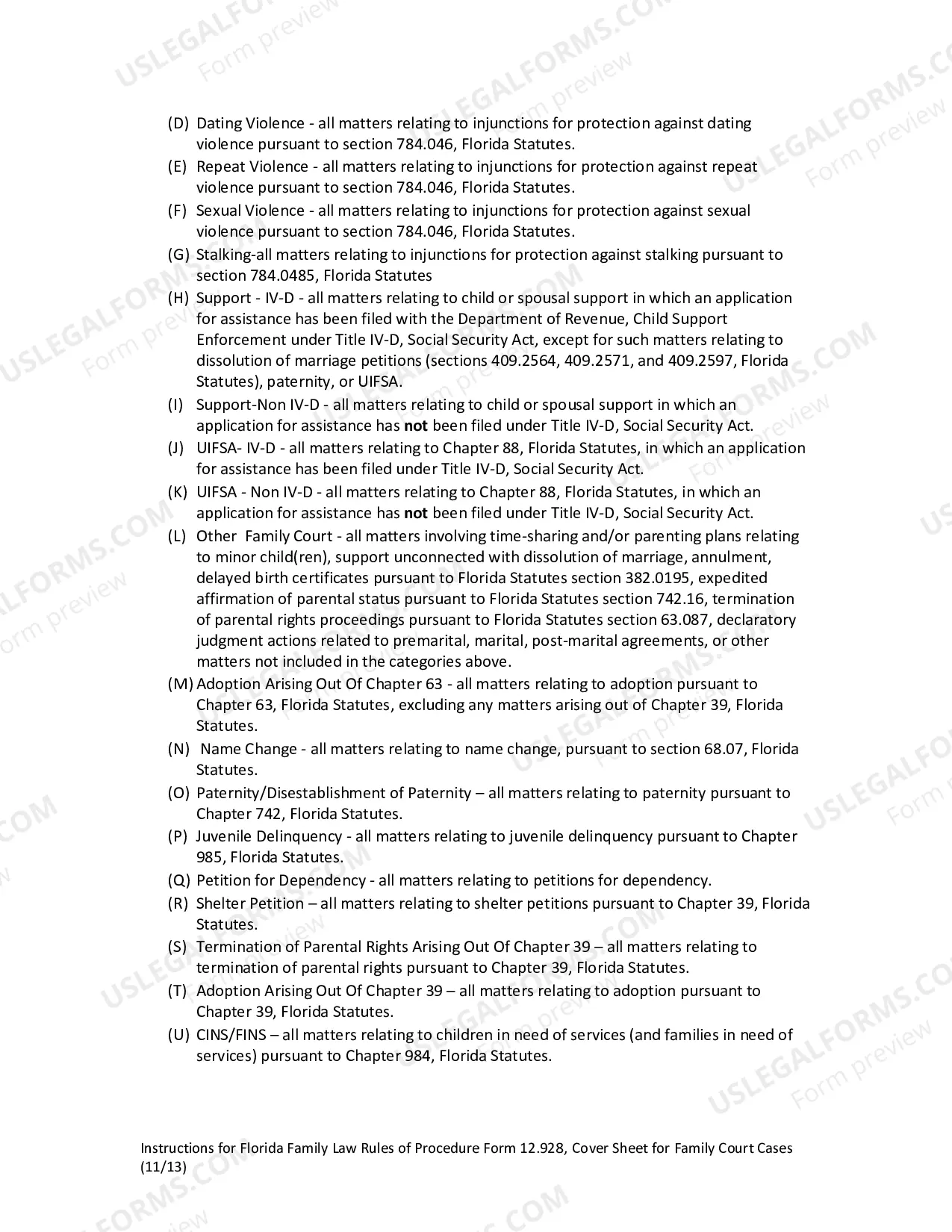 Preview Name Change Instructions and Forms for an Adult in Walton County Only