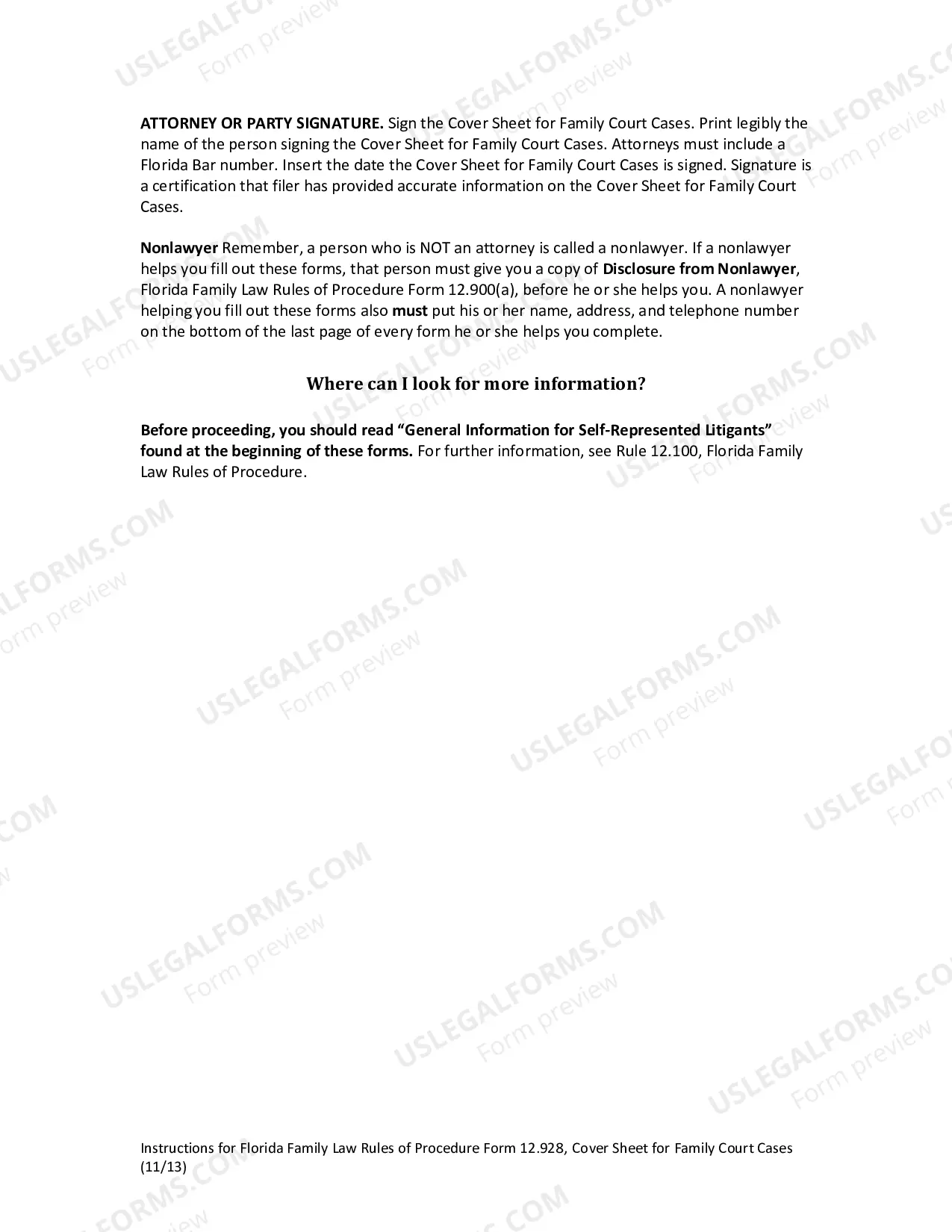 Preview Name Change Instructions and Forms for an Adult in Walton County Only