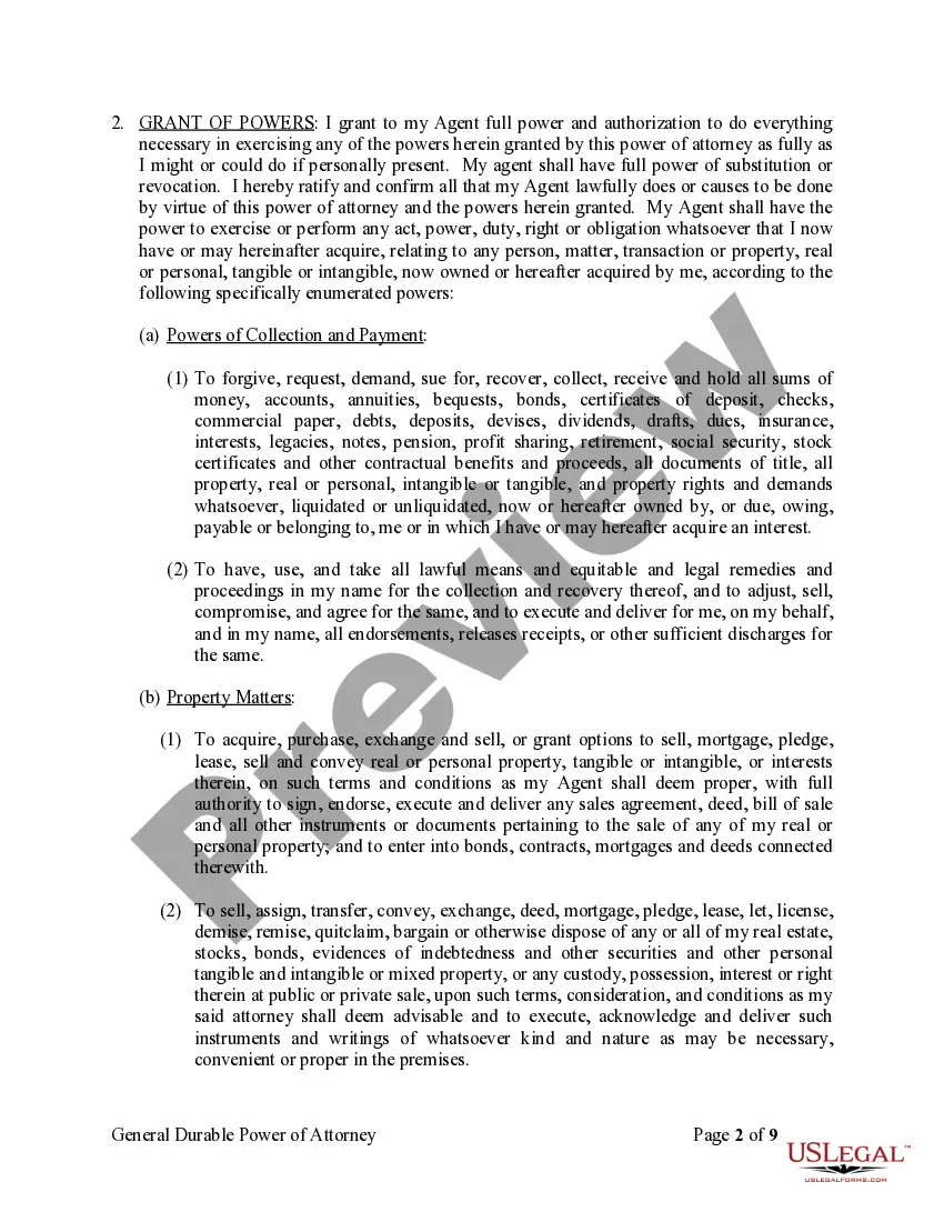 Get General Durable Power of Attorney for Property and Finances or Financial Effective Immediately Preview General Durable Power of Attorney for Property and Finances or Financial Effective Immediately