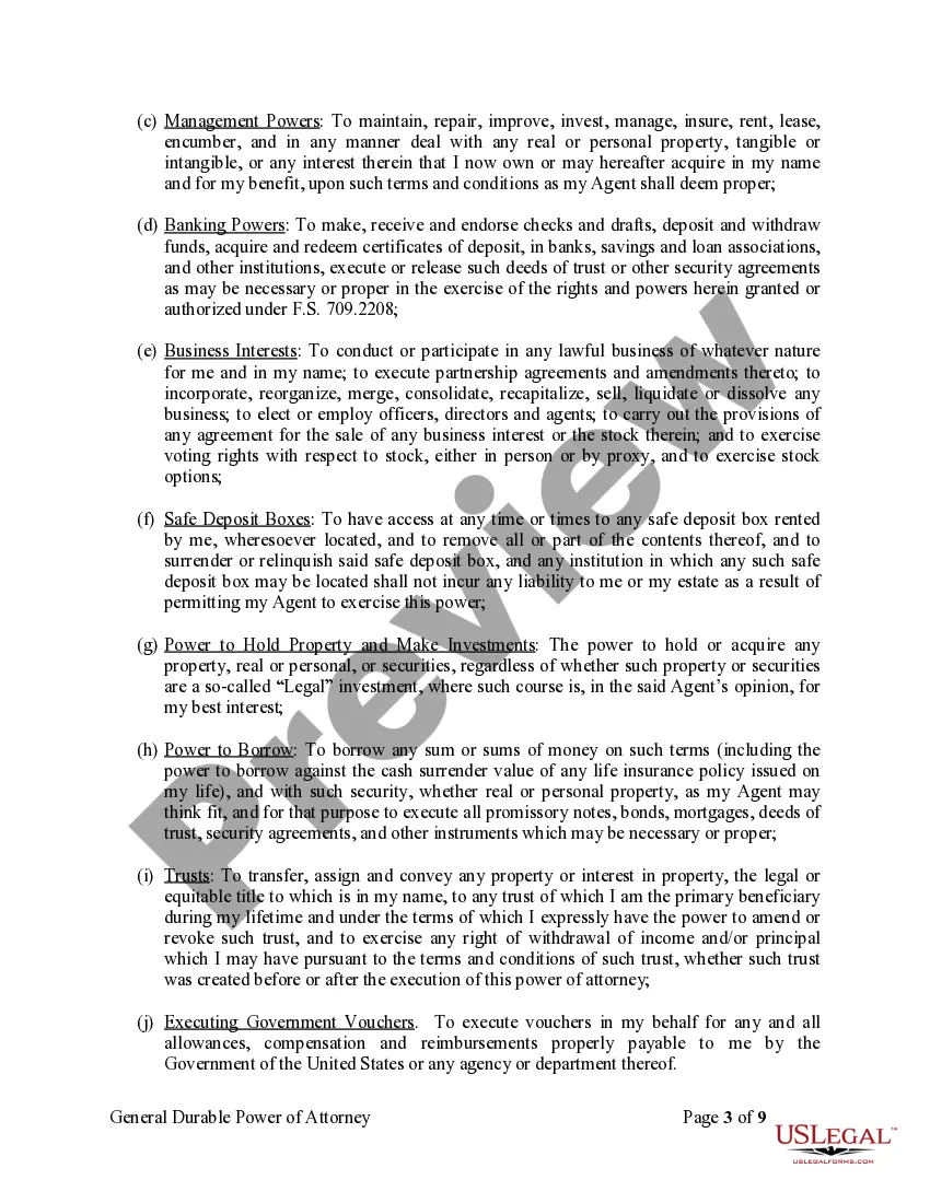 Get General Durable Power of Attorney for Property and Finances or Financial Effective Immediately Preview General Durable Power of Attorney for Property and Finances or Financial Effective Immediately