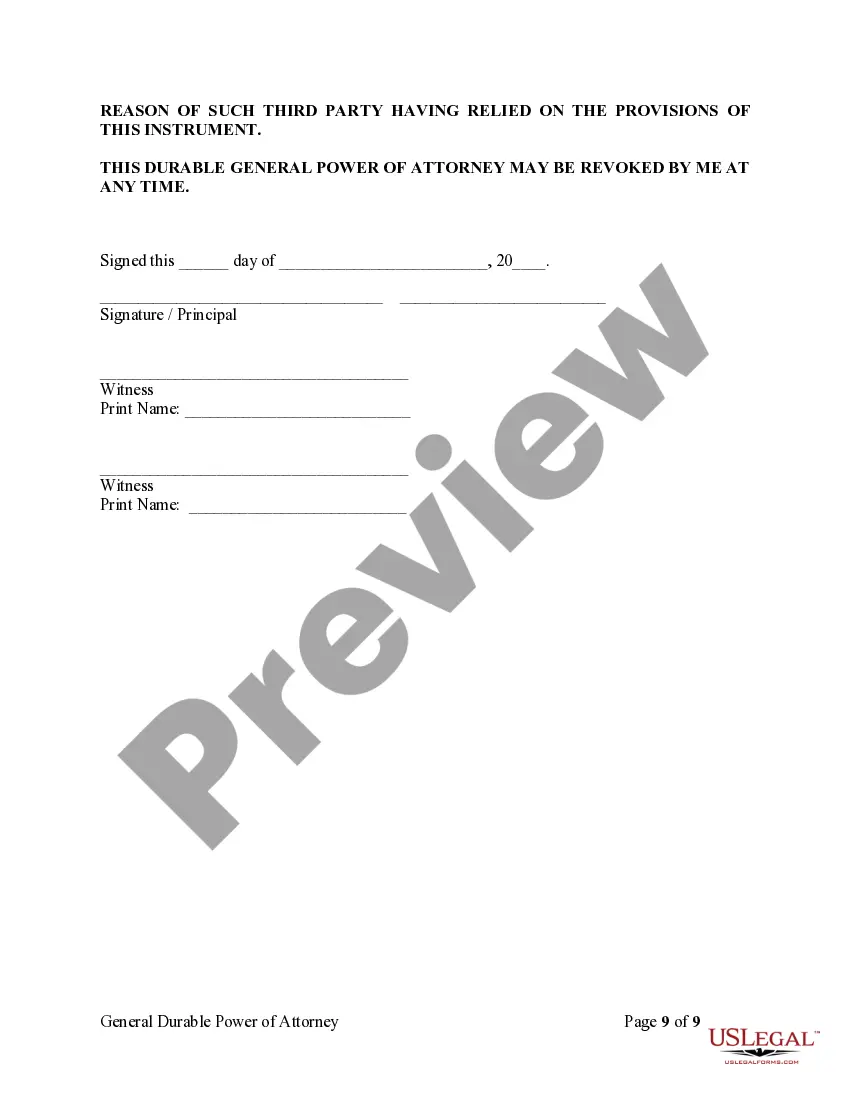 Get General Durable Power of Attorney for Property and Finances or Financial Effective Immediately Preview General Durable Power of Attorney for Property and Finances or Financial Effective Immediately