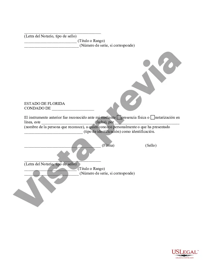 Preview Poder General para el Cuidado y Custodia del Hijo o Hijos