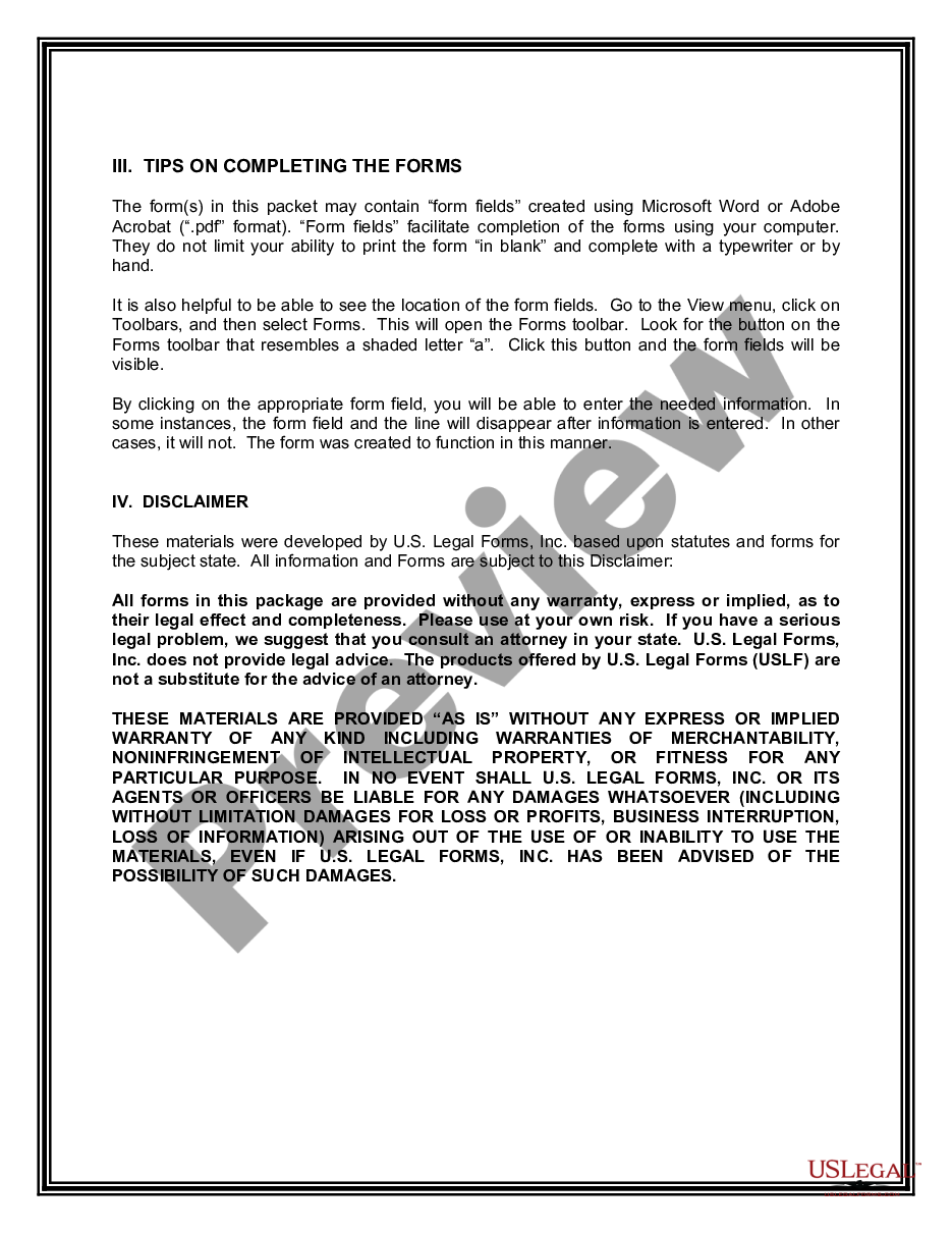 page 3 Living Wills and Health Care Package preview