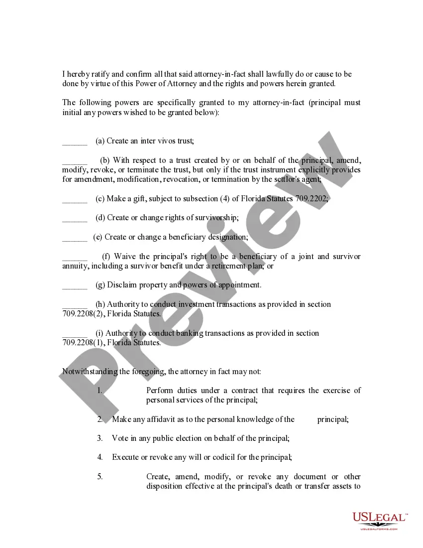 Preview Special or Limited Power of Attorney for Real Estate Purchase Transaction by Purchaser