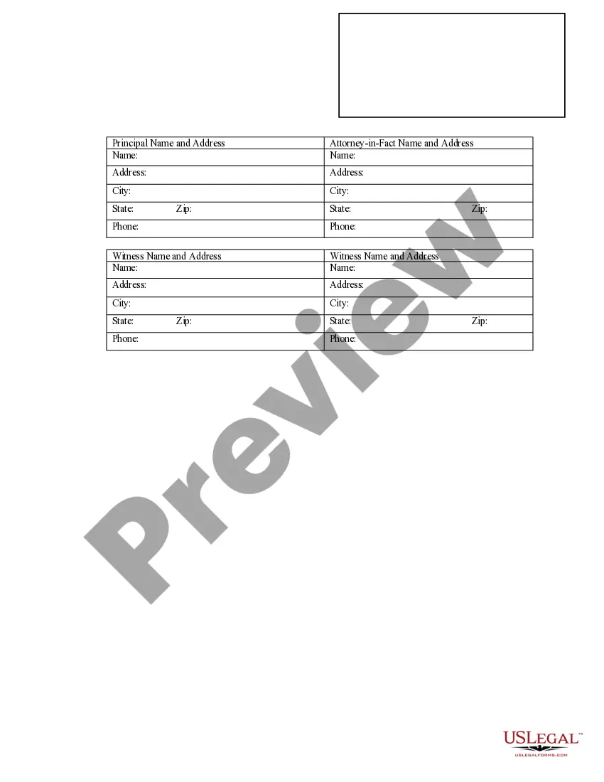 Preview Special or Limited Power of Attorney for Real Estate Purchase Transaction by Purchaser