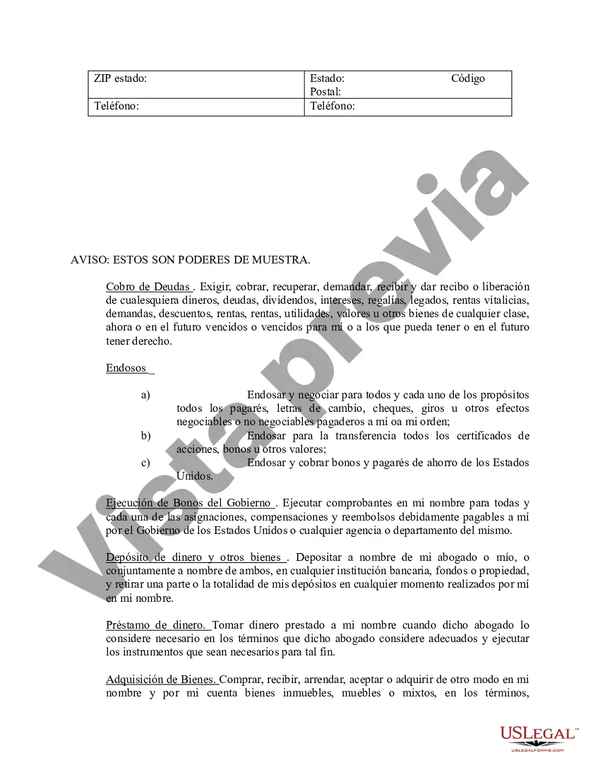 Get Poder notarial limitado en el que se especifican poderes con ejemplos de poderes incluidos Preview Poder notarial limitado en el que se especifican poderes con ejemplos de poderes incluidos