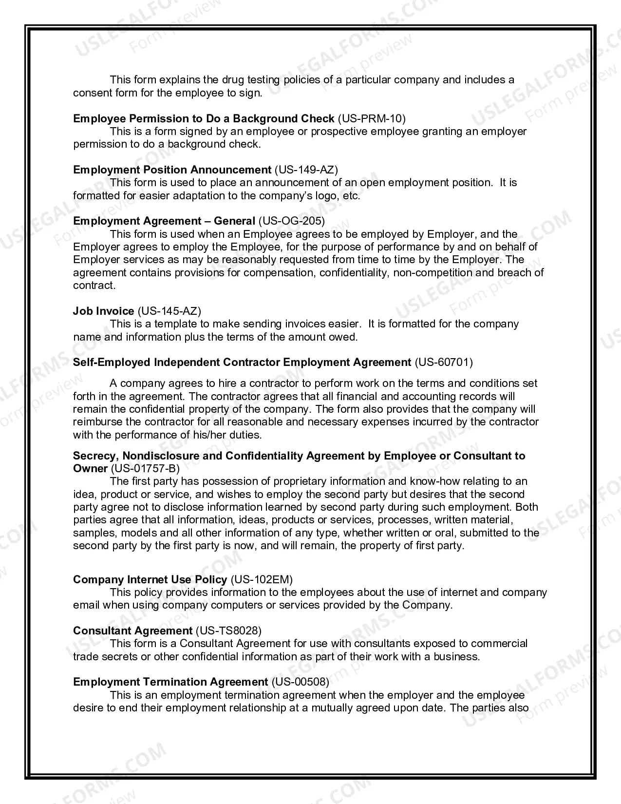 Preview Florida Sole Proprietorship Essential Startup Kit