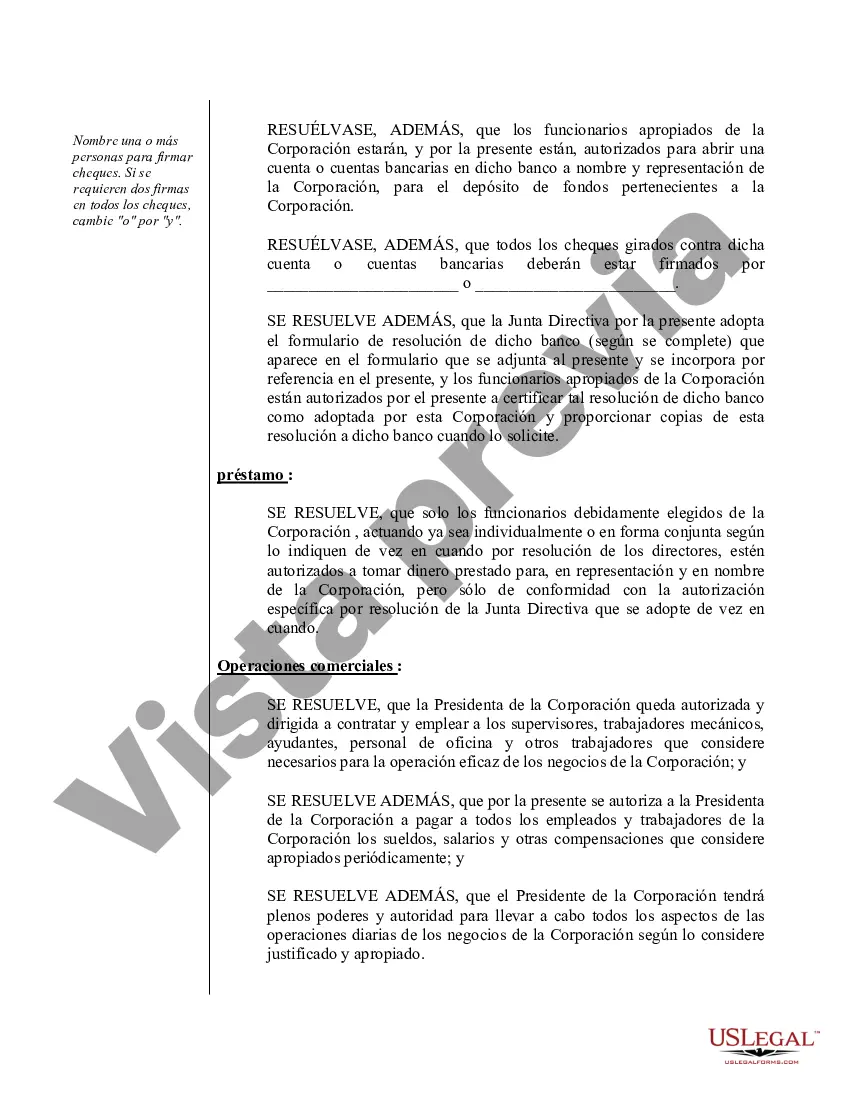 Preview Actas de organización para una corporación profesional de Florida