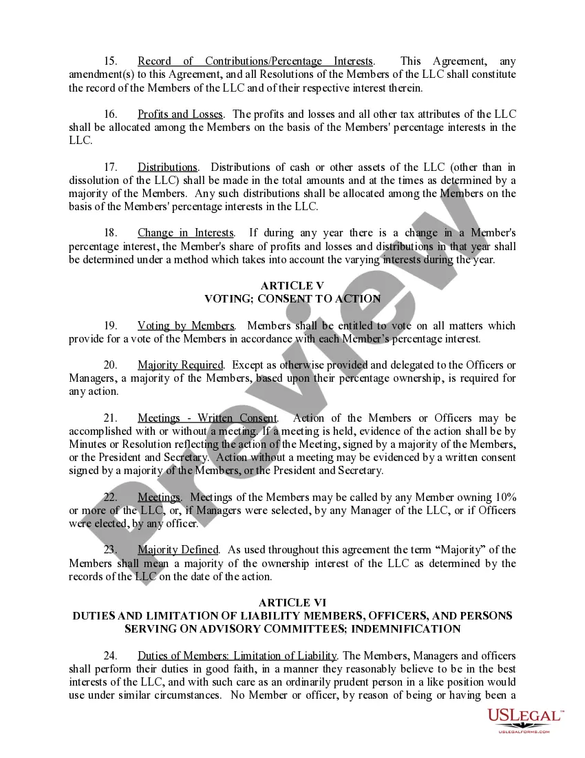 Get Sample Operating Agreement for Professional Limited Liability Company PLLC Preview Sample Operating Agreement for Professional Limited Liability Company PLLC