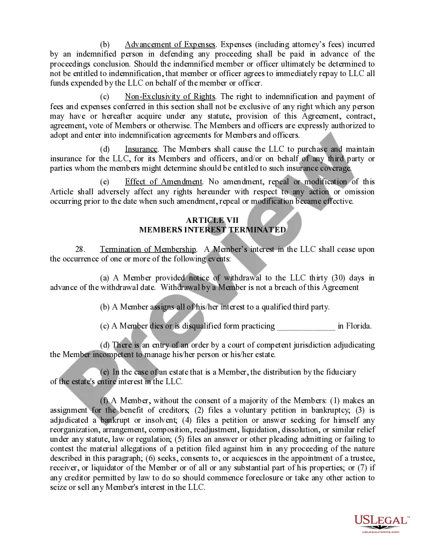 Get Sample Operating Agreement for Professional Limited Liability Company PLLC Preview Sample Operating Agreement for Professional Limited Liability Company PLLC