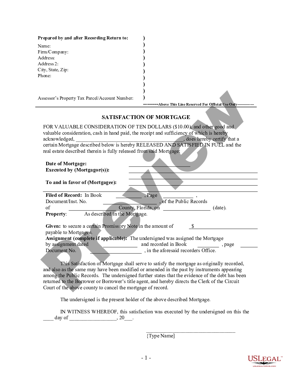 florida-mortgage-discharge-form-for-property-damage-injury-us-legal-forms