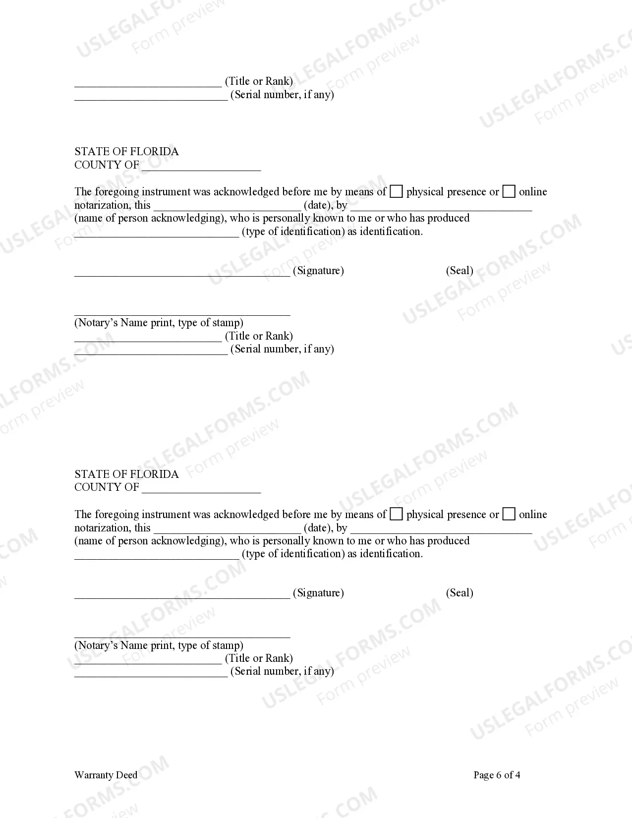 Preview Warranty Deed for Three Individuals to One Individual with Retained Life Estates in Two Grantors