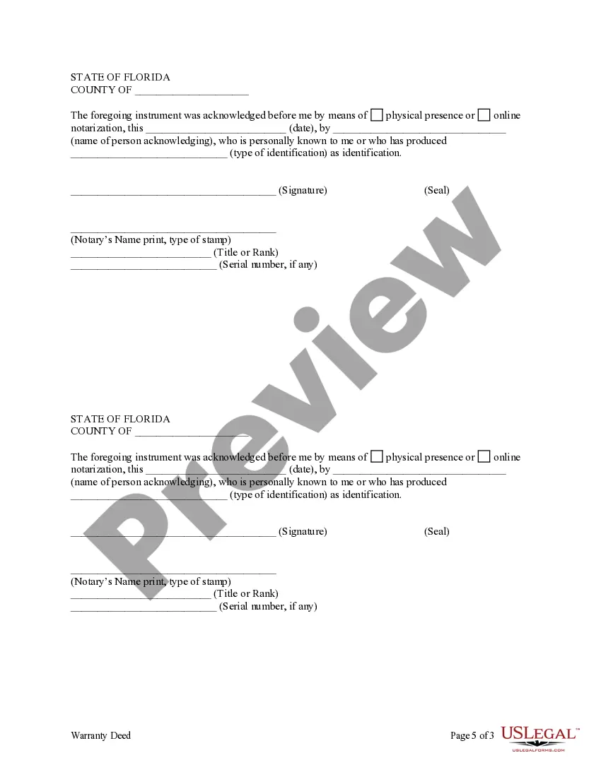 Preview Deed of Correction - Failure to Attach Legal Description