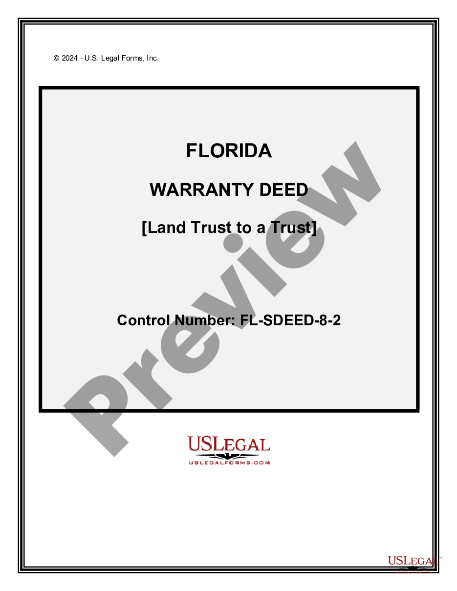 Florida Land Trust Agreement Form US Legal Forms