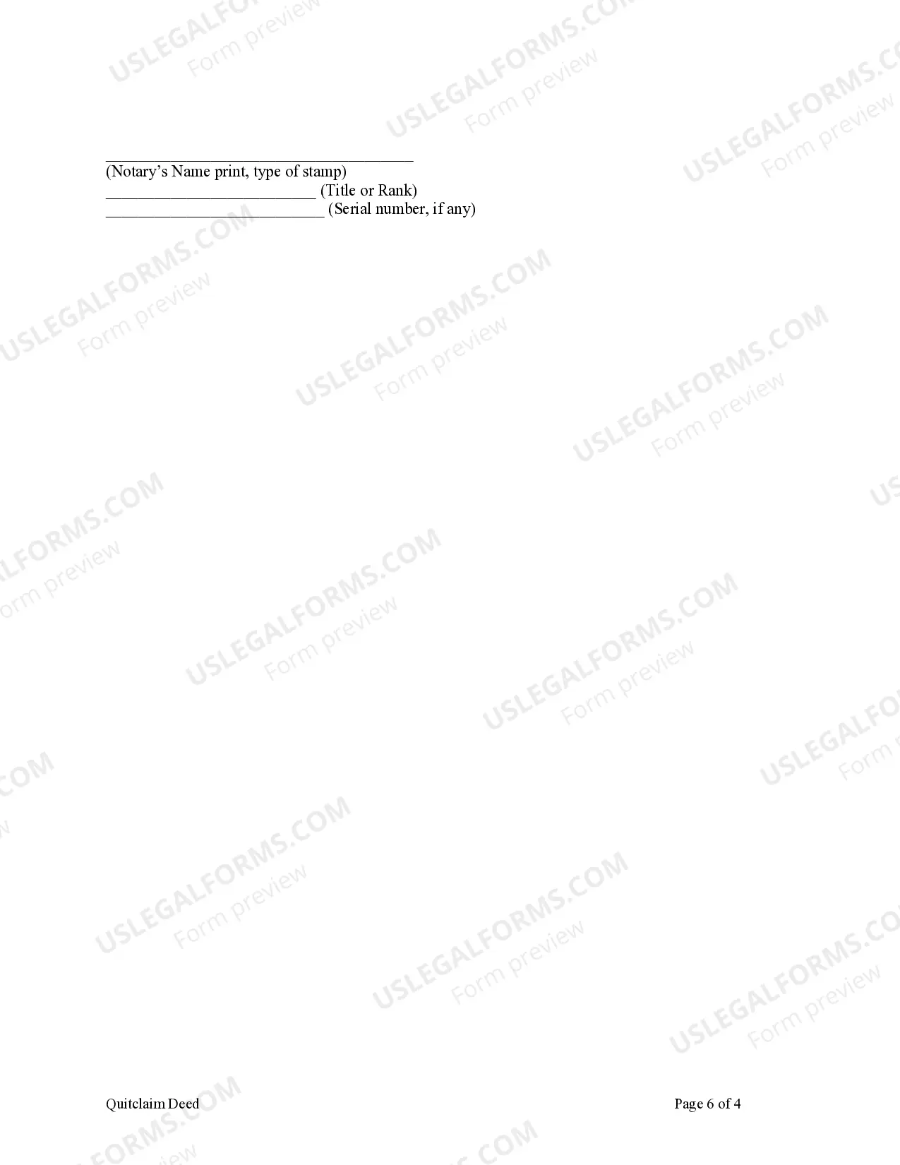 Preview Quitclaim Deed from Husband and Wife to Two Individuals as Joint Tenants